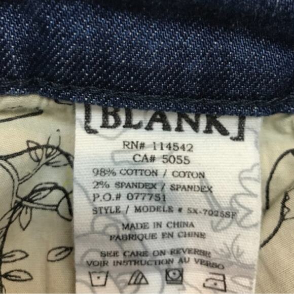 BlankNYC Distressed Studded Skinny Jeans Sz 27 - Picture 12 of 13